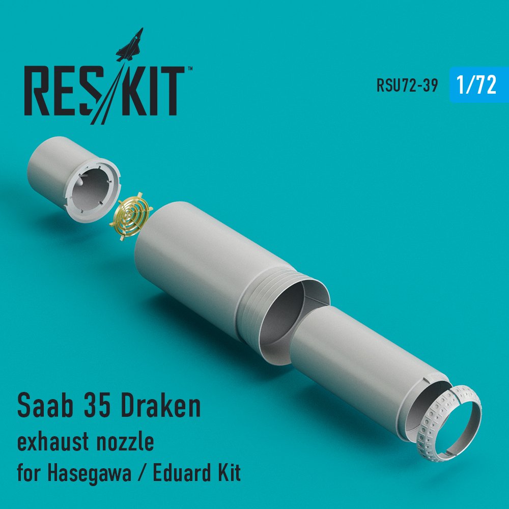 1/72 Saab 35 Draken exhaust nozzle (HAS/EDU)