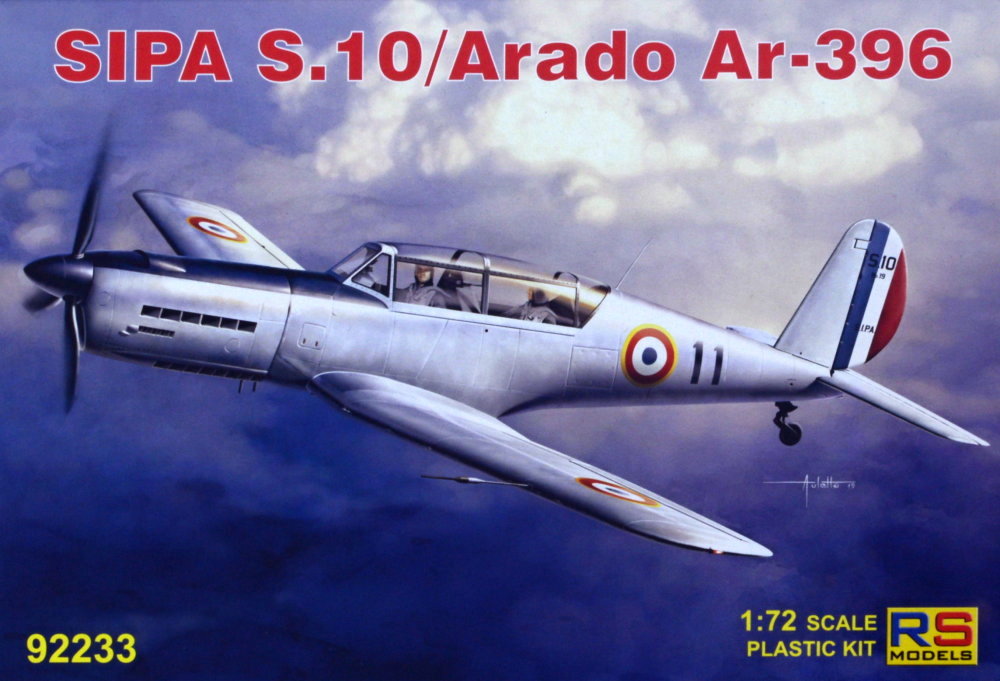 1/72 SIPA S.10/Arado Ar-396 (4x camo)