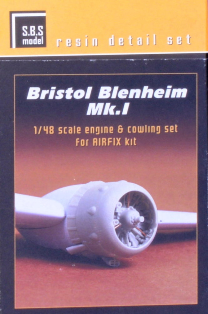 1/48 Br.Blenheim Mk.I engine&cowling set (AIRFIX)
