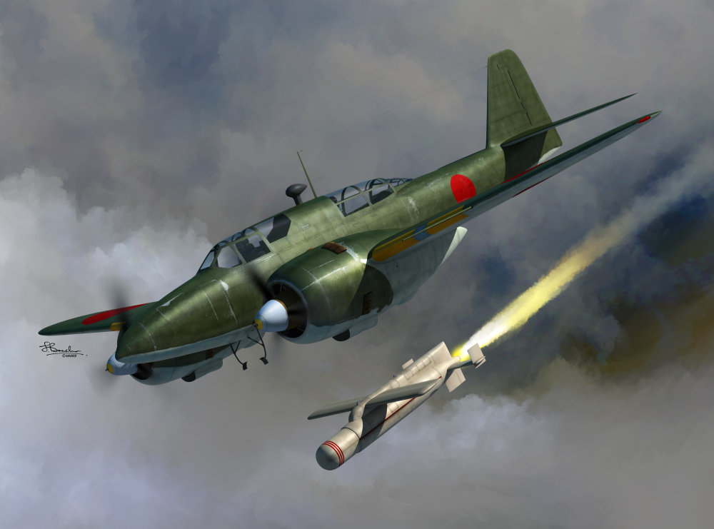 1/72 Ki-102a Randy and I-G rockets (1x camo)