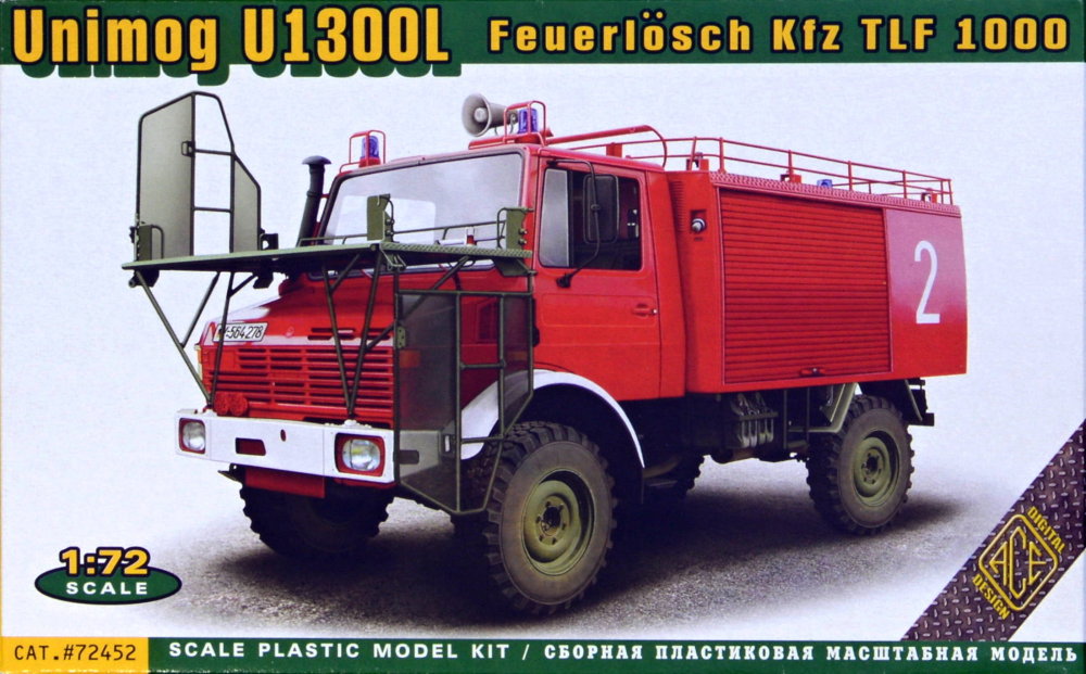 1/72 Unimog U1300L Feuerlösch Kfz TLF 1000