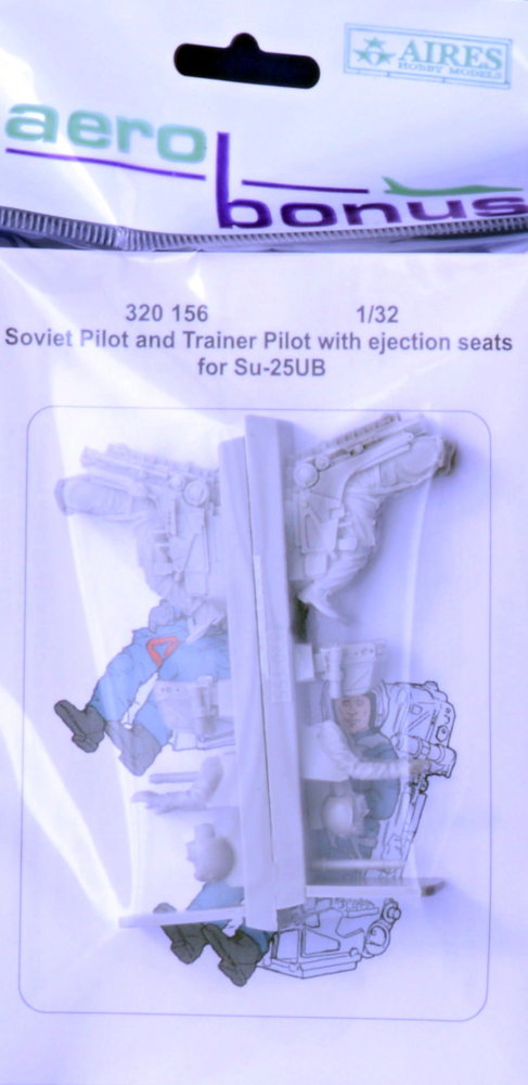 1/32 Soviet Pilot&Trainer Pilot w/ ej.seat Su-25UB