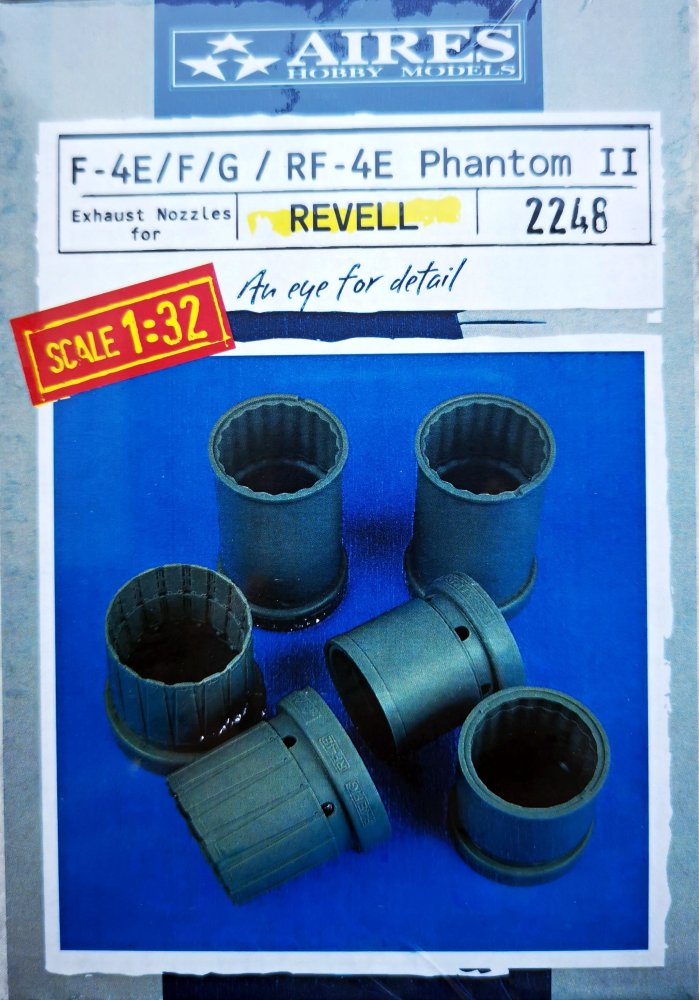 1/32 F-4E/F/G, RF-4E Phantom II exh.nozzles (REV)