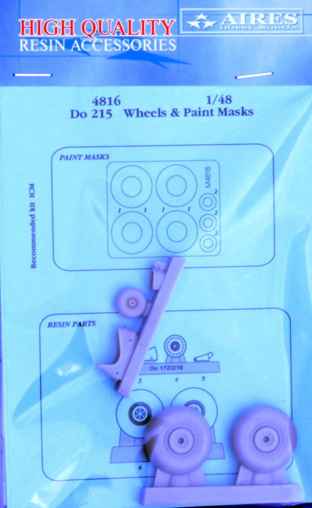 1/48 Do 215 wheels & paint masks (ICM)