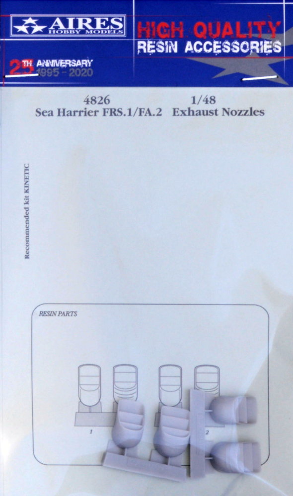 1/48 Sea Harrier FRS.1/FA.2 exhaust nozzles (KIN)