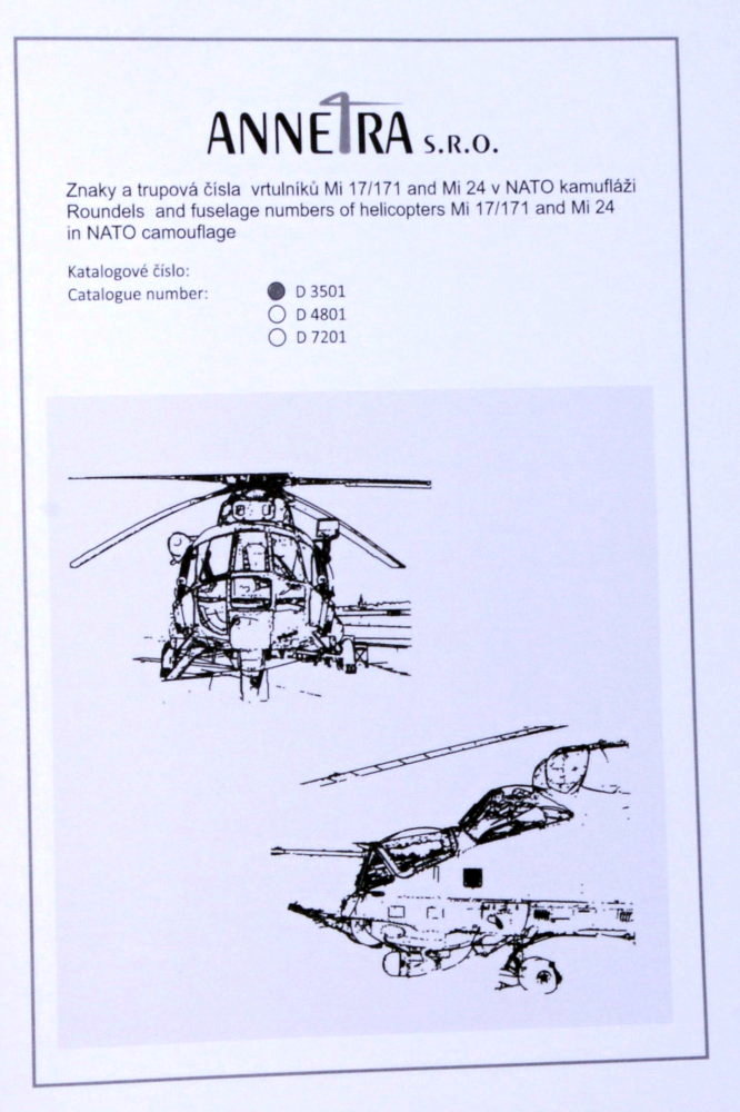 1/35 Mi 17/171 & Mi 24 Roundels&fusel.numbers NATO