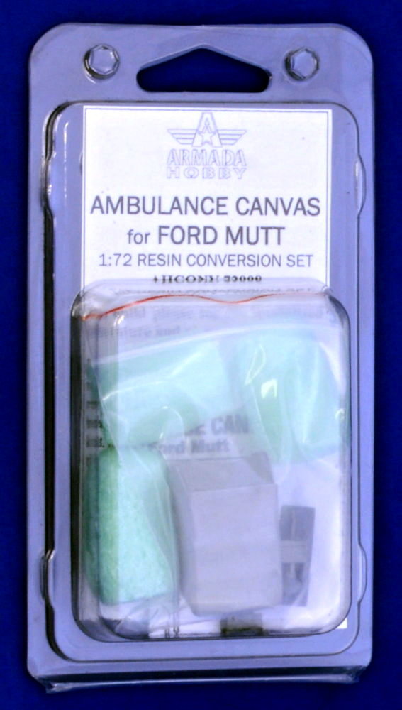 1/72 Ambulance Canvas for Ford Mutt - conv.set
