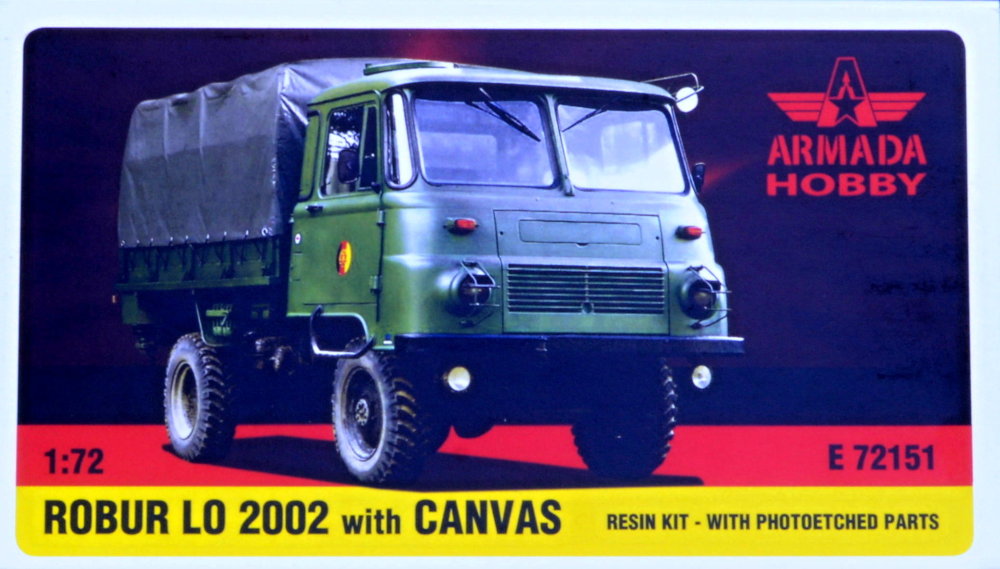 1/72 ROBUR LO 2002 w/ Canvas (resin kit w/ PE)