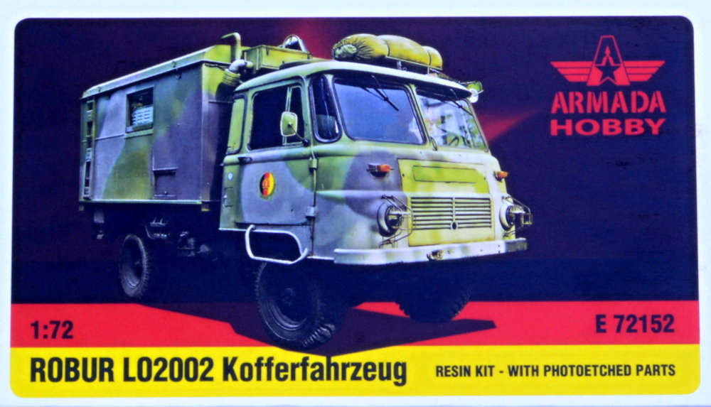 1/72 ROBUR LO 2002 Kofferfahrzeug (resin k. w/ PE)