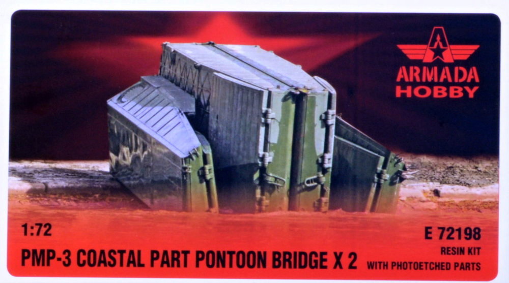 1/72 PMP-3 Coastal Pt.Pontoon Bridge x2 (resin+PE)