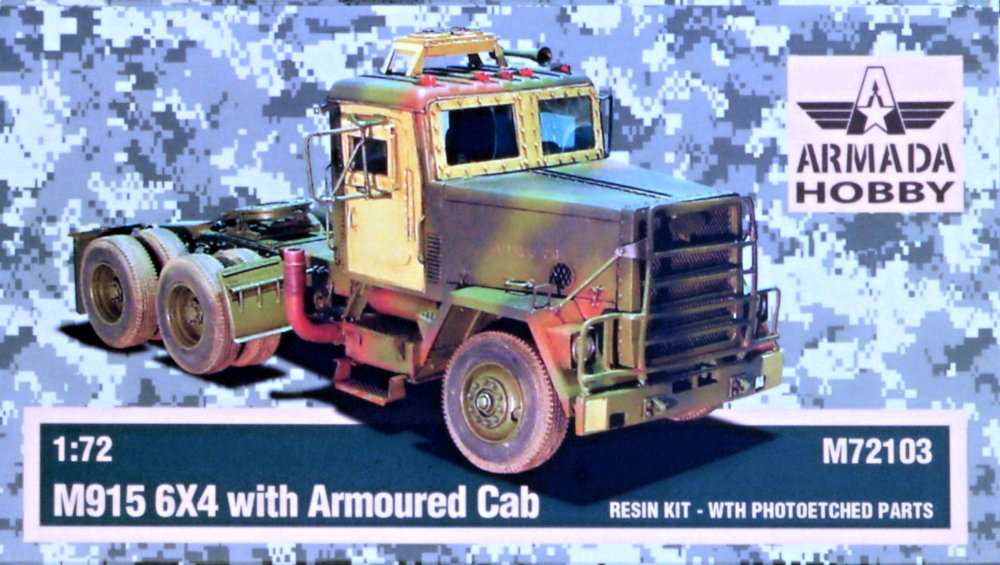 1/72 M915 6x4 w/ Armoured Cab (resin kit w/ PE)