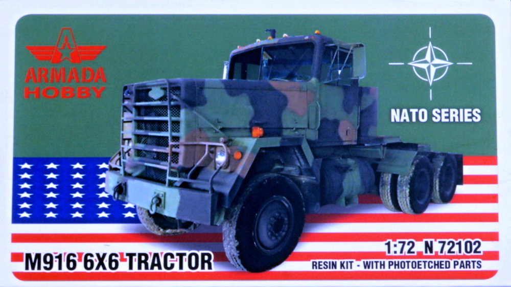 1/72 M916 6x6 Tractor (resin kit w/ PE)