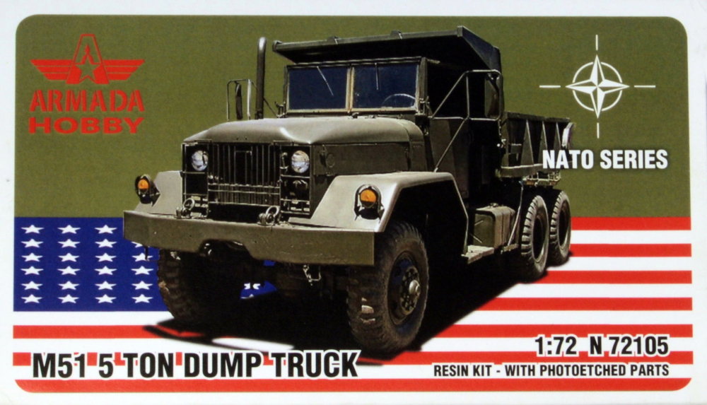 1/72 M51 5-ton Dump Truck (resin kit w/ PE)