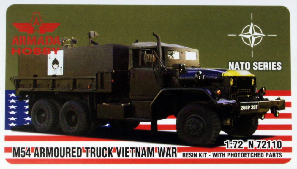 1/72 M54 Armoured Truck Vietnam War (resin w/ PE)