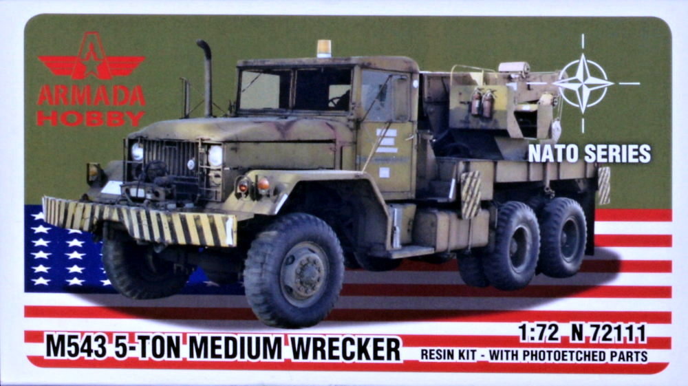 1/72 M543 5-ton Medium Wrecker (resin kit w/ PE)