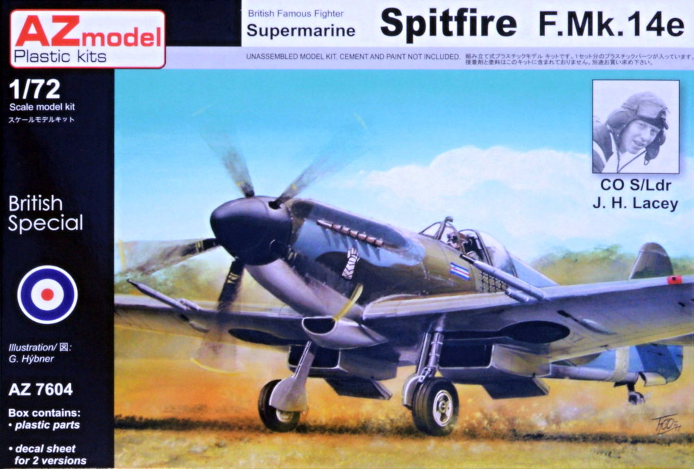 1/72 Spitfire F.Mk.14e - J.H.Lacey (2x camo)