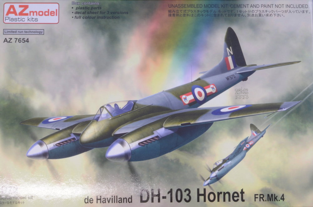 1/72 DH-103 Hornet FR Mk.4 (3x camo)