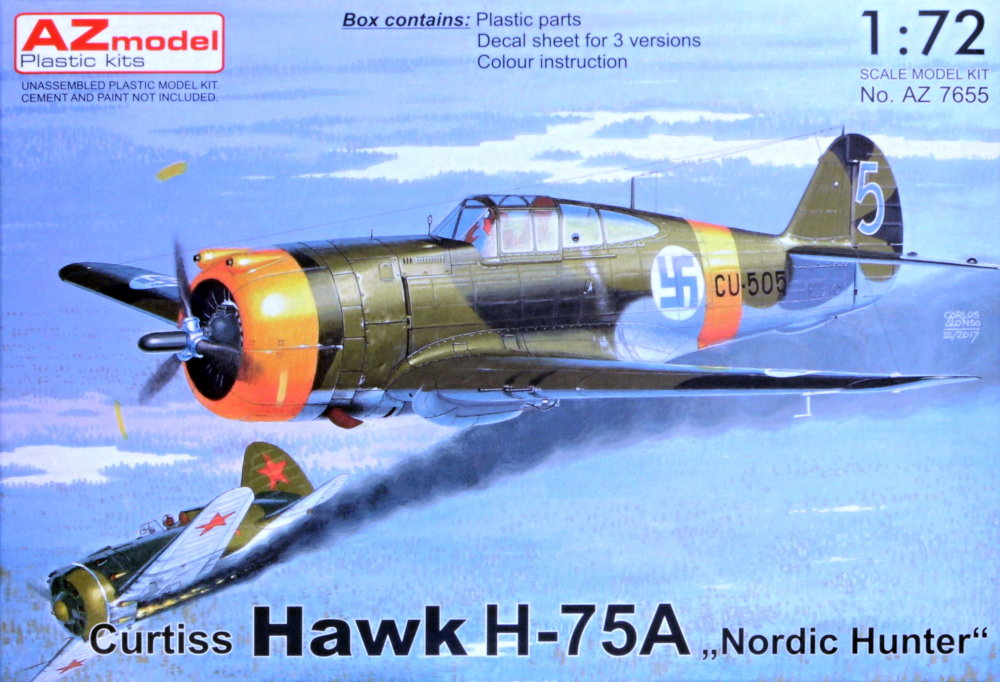 1/72 Curtiss Hawk H-75A 'Nordic Hunter' (3x camo)