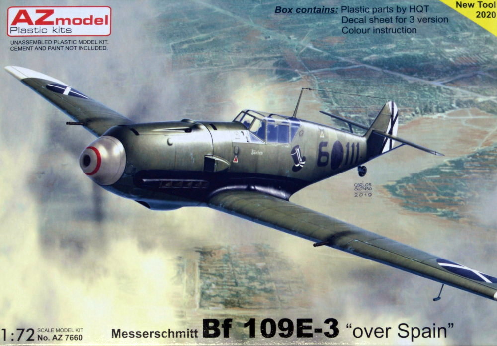 1/72 Bf 109E-3 'over Spain' (3x camo)