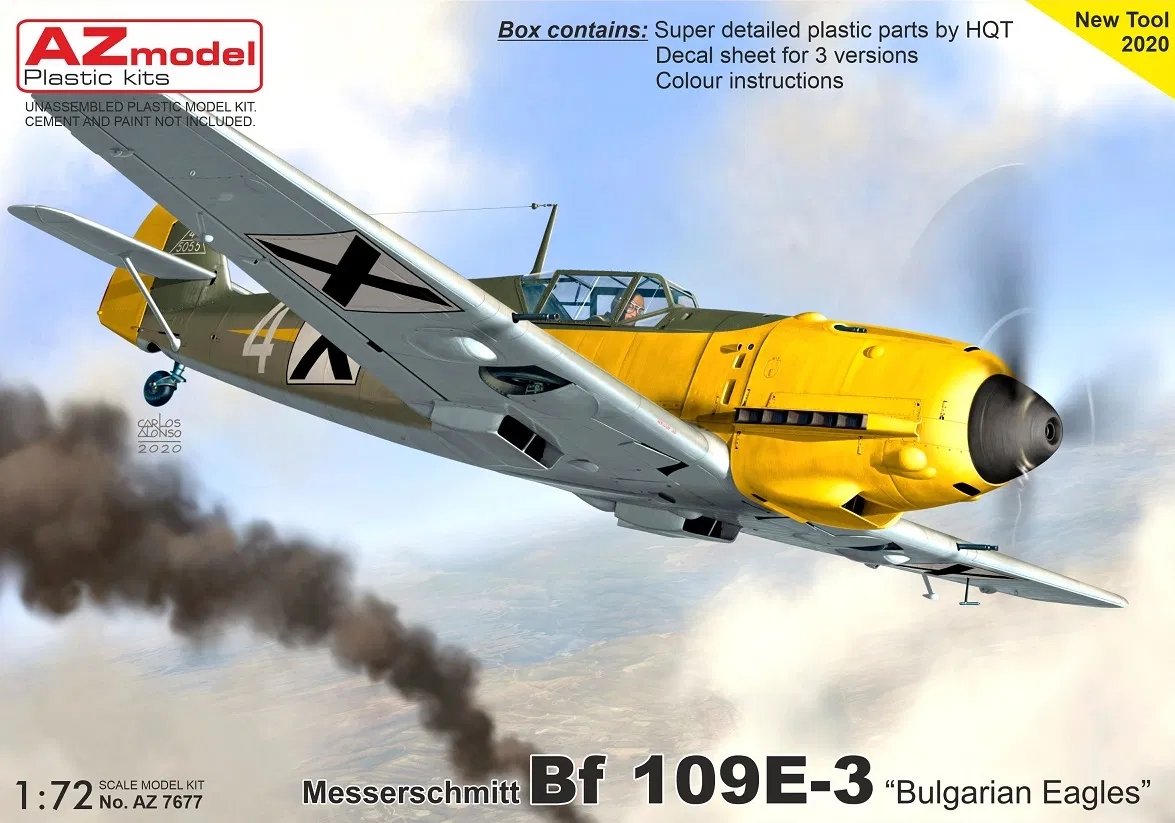 1/72 Bf 109E-3 'Bulgarian Eagles' (3x camo)
