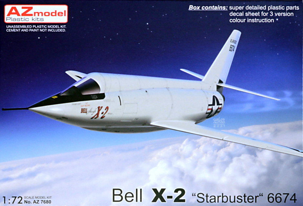 1/72 Bell X-2 'Starbuster' 6674 (3x camo)