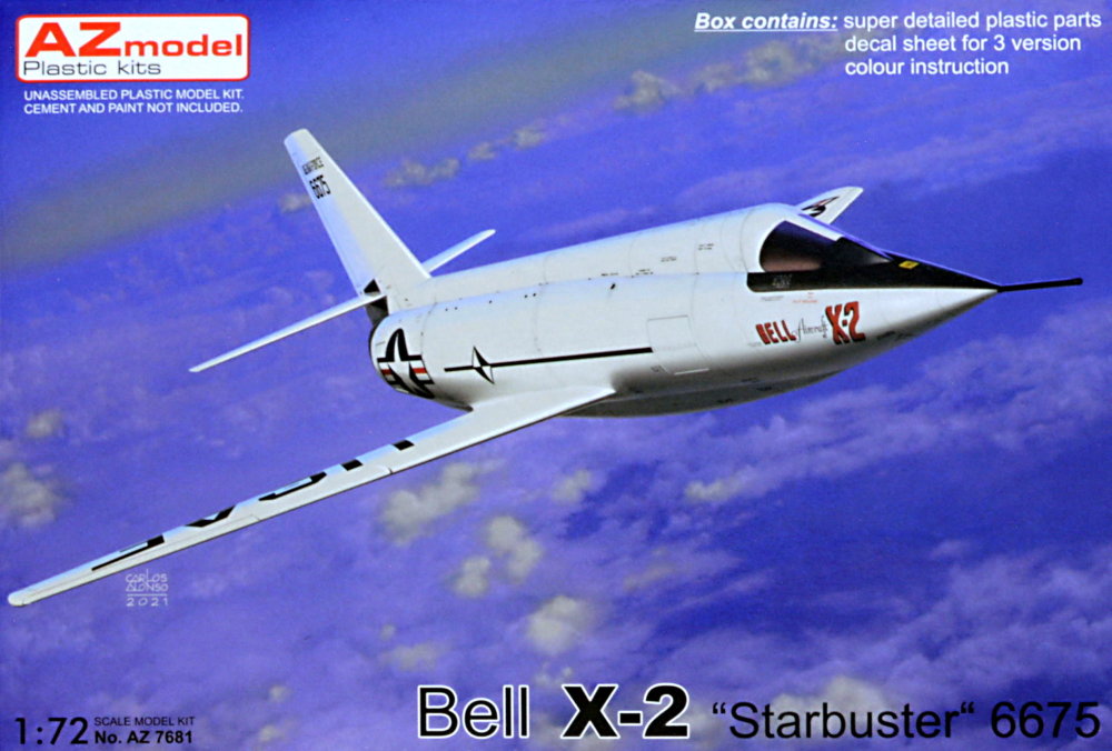 1/72 Bell X-2 'Starbuster' 6675 (3x camo)