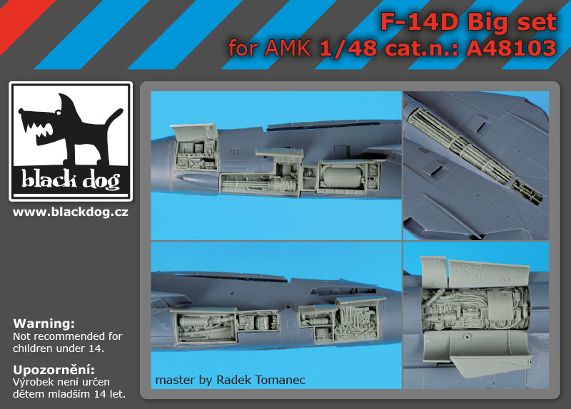 1/48 F-14D big set (AMK)