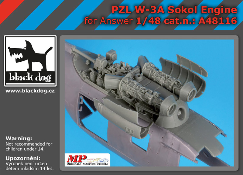 1/48 PZL W-3A Sokol engine (ANSW)