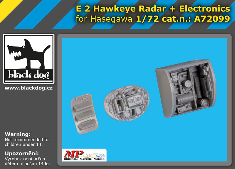 1/72 E-2 Hawkeye radar+electronics (HAS)