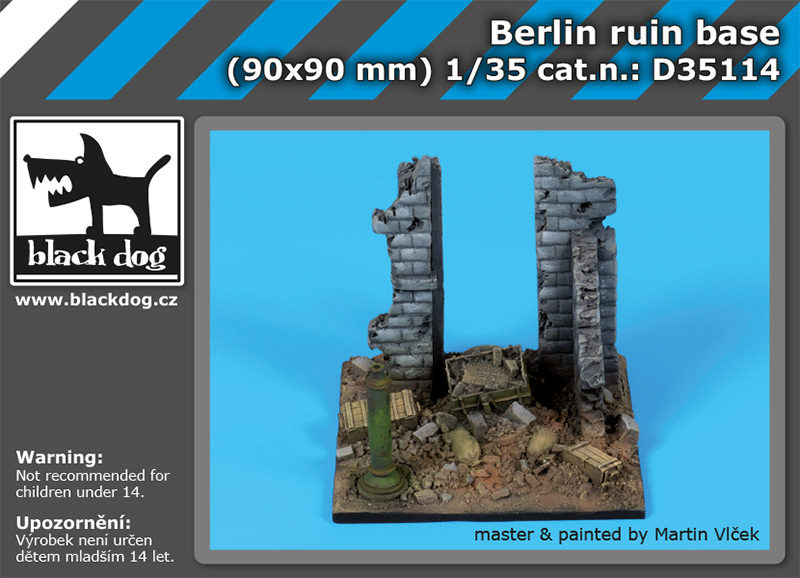 1/35 Berlin ruin base (90 x 90 mm)