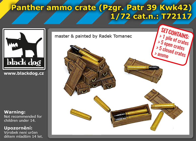 1/72 Panther ammo crates
