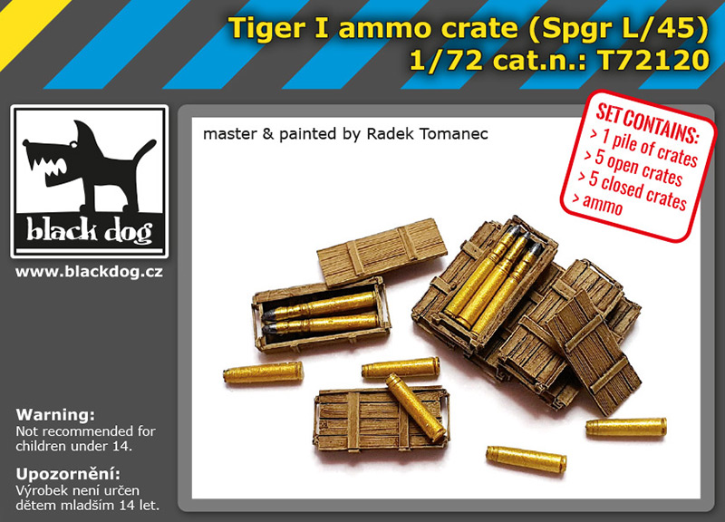 1/72 Tiger I ammo crates