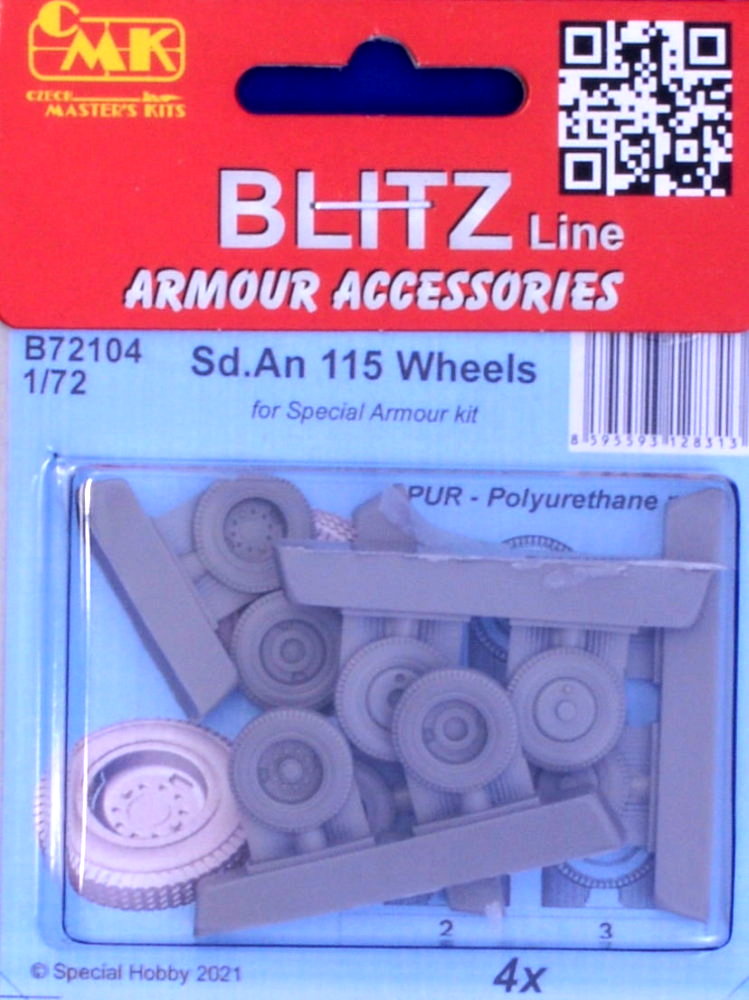 1/72 Sd.An 115 - wheels set (SP.ARMOUR)