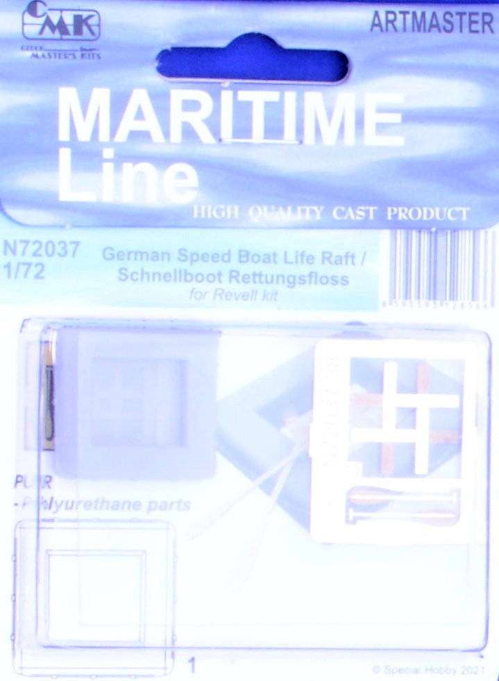 1/72 German Speed Boat Life Raft (REV)