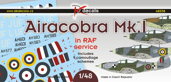 1/48 Airacobra Mk.I in RAF service (9x camo)
