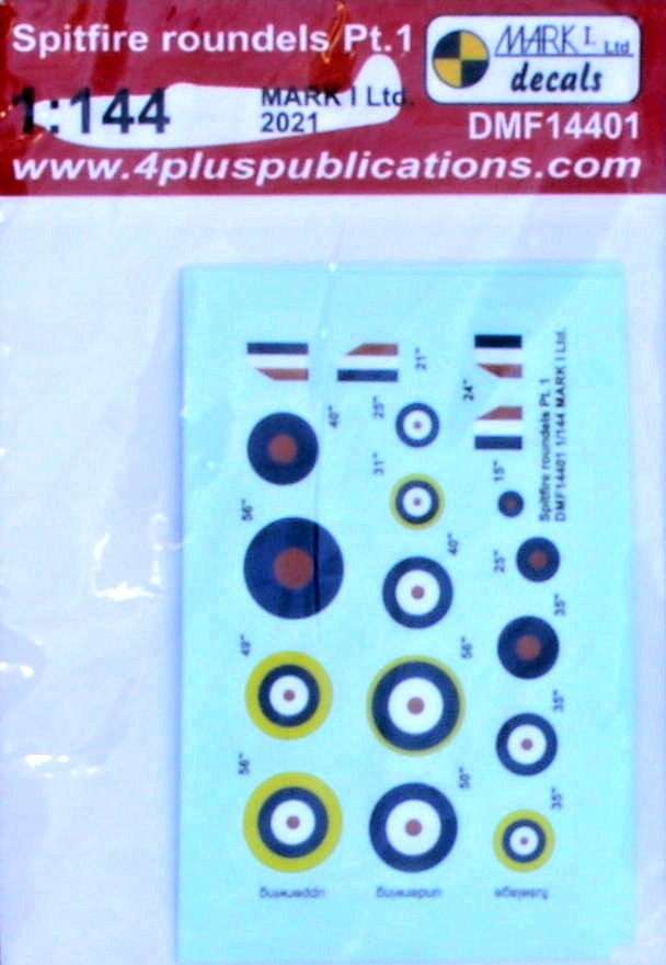 MODELIMEX Online Shop  1/144 Decals Spitfire roundels Pt.1 (2