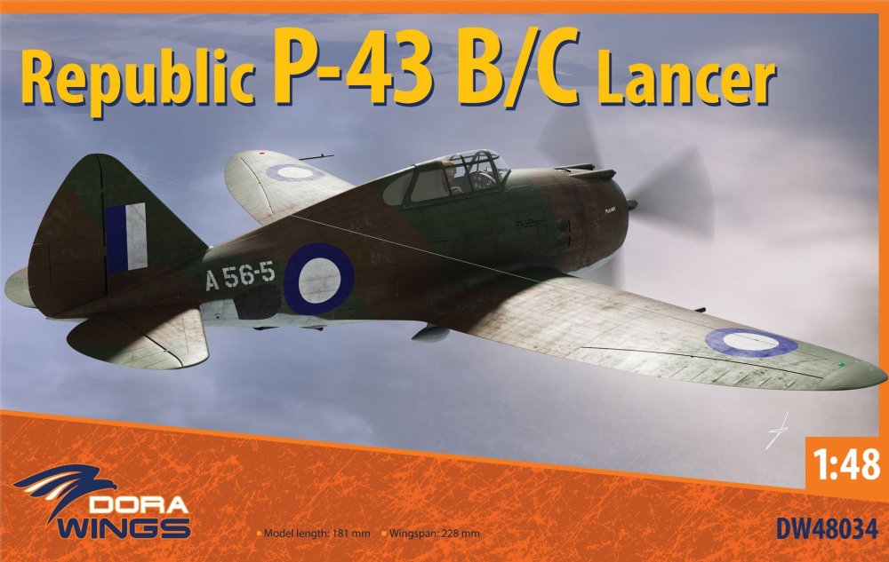 1/48 Republic P-43B/C Lancer Reconnaissance