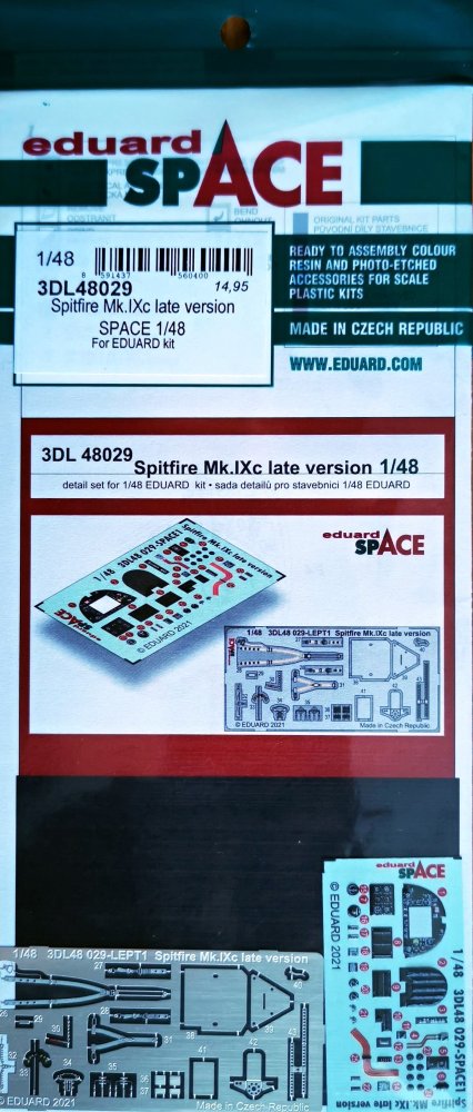 1/48 Spitfire Mk.IXc late version SPACE (EDU)