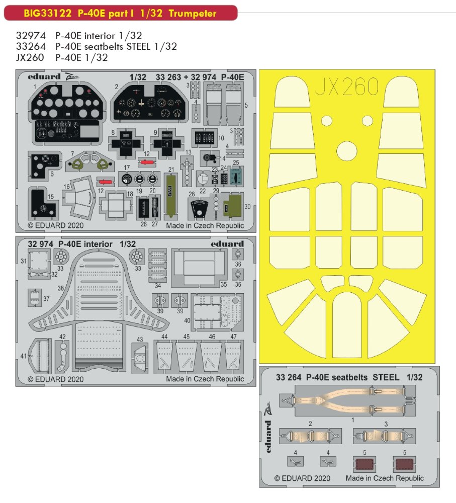 1/32 P-40E part I (TRUMP)