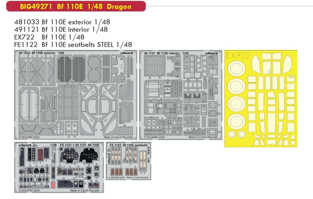 1/48 Bf 110E (DRAG)