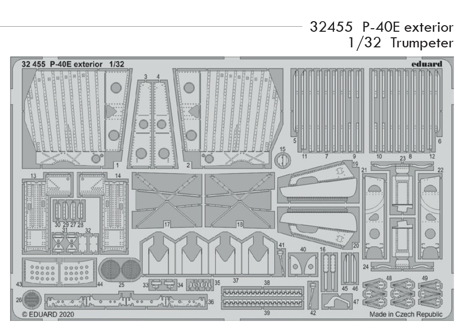 SET P-40E exterior (TRUMP)