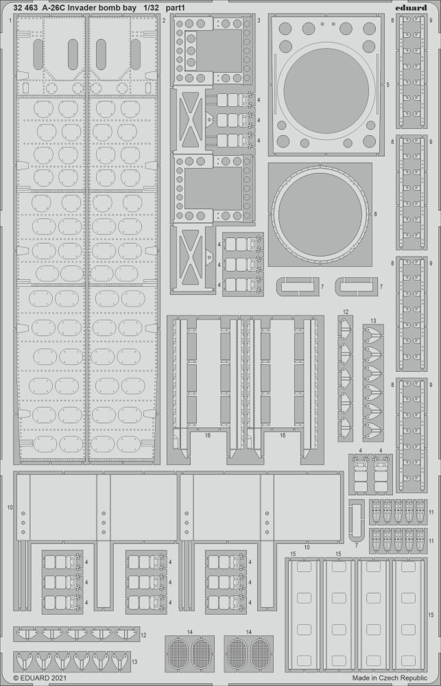 SET A-26C Invader bomb bay (HOBBYB)