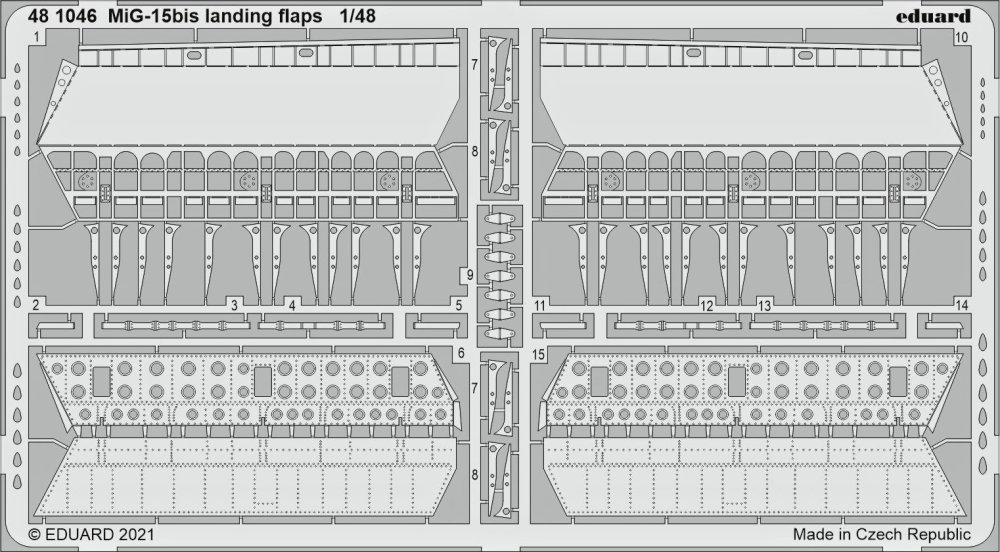 SET MiG-15bis landing flaps (BRONCO/H.2000)
