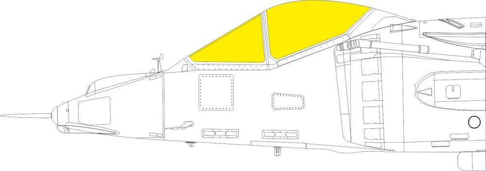 Mask 1/48 Harrier GR.1/3 (KIN)