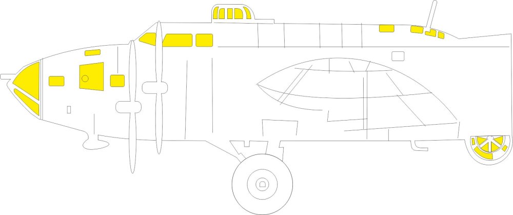 Mask 1/48 B-17F (HKM)