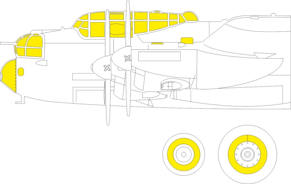 Mask 1/48 Lancaster B Mk.I (HKM)