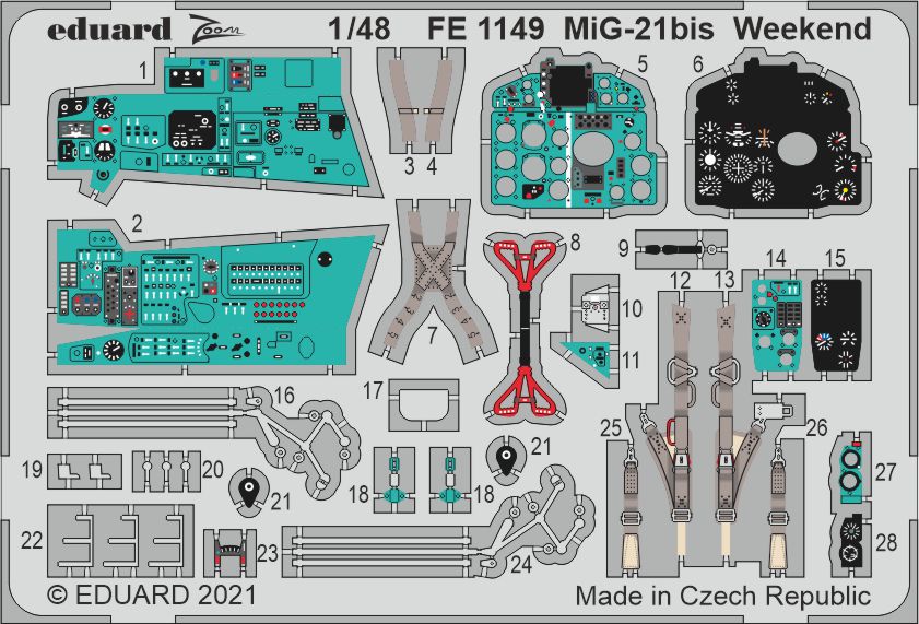 1/48 MiG-21bis Weekend (EDU)