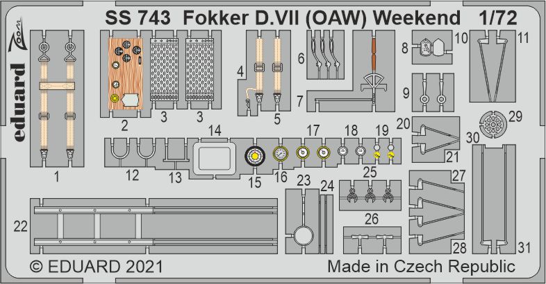 1/72 Fokker D.VII (OAW) Weekend (EDU)