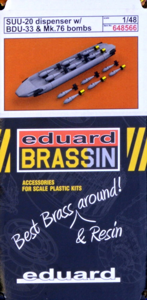 BRASSIN 1/48 SUU-20 dispen.w/ BDU-33 & Mk.76 bombs