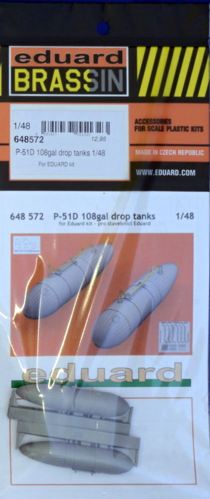 BRASSIN 1/48 P-51D 108gal drop tanks (EDU)